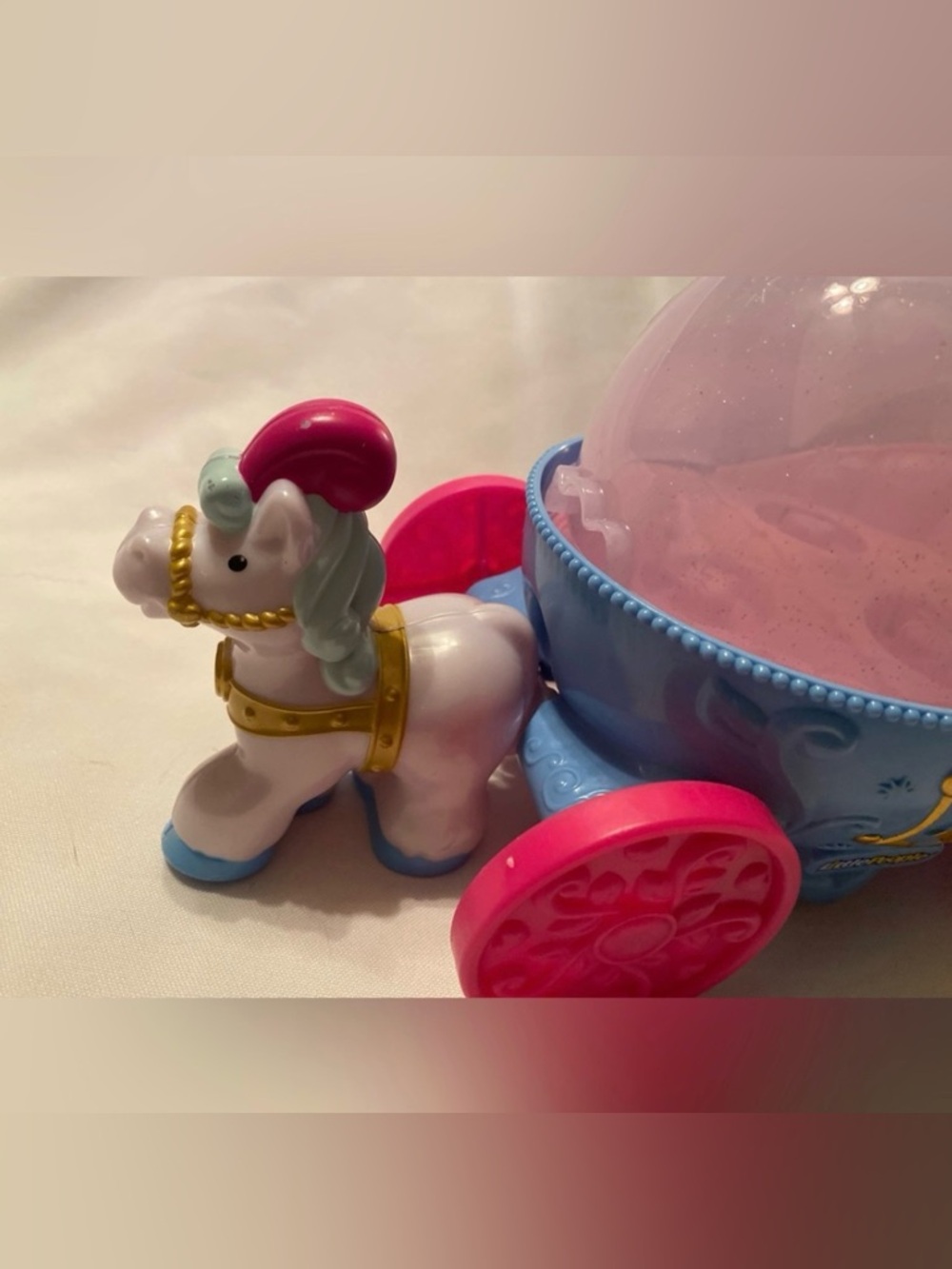 Fisher Price Little People Princess Cinderella Carriage 2015 - Picture 9 of 11